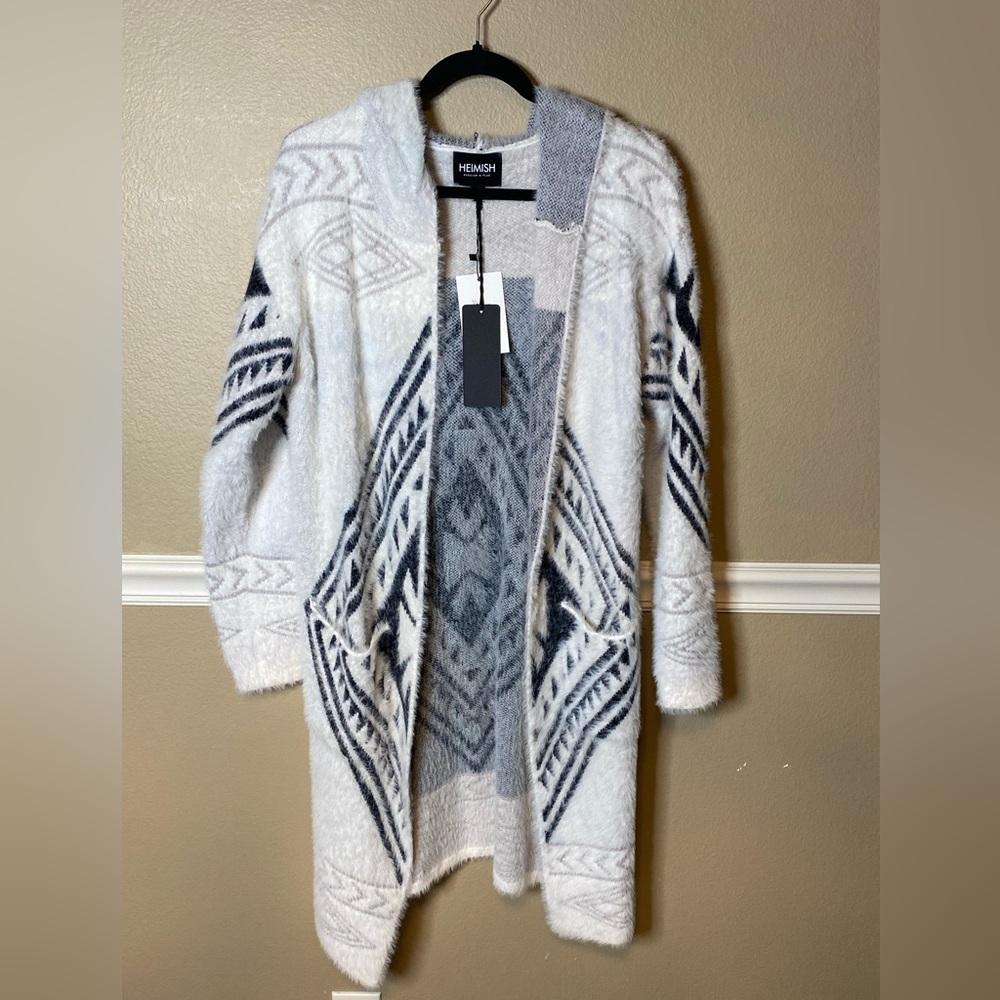 Snowbunny Hoodie Knit Jacket